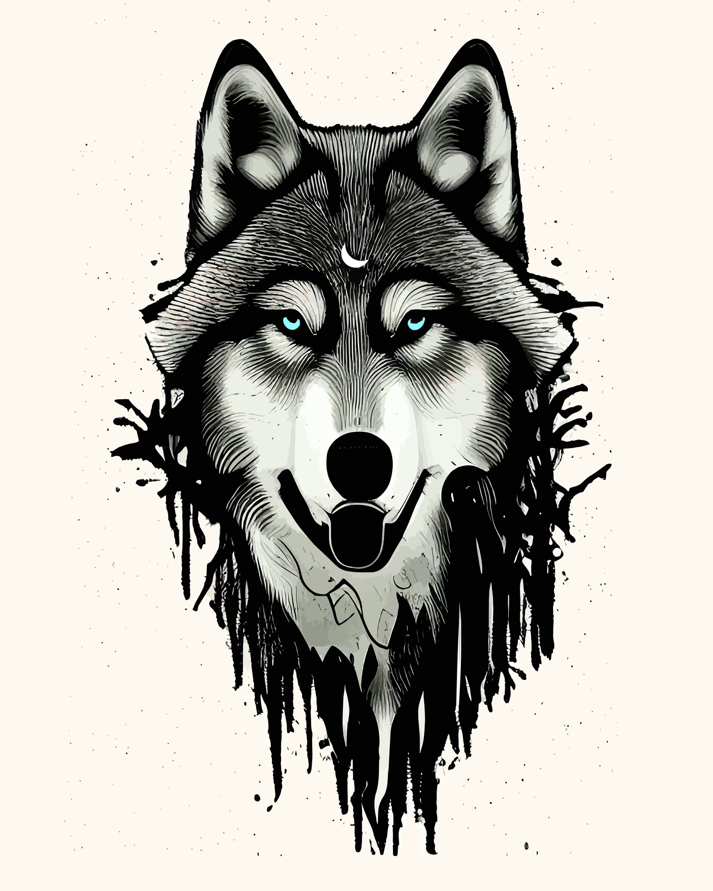 Wicked Soul, Werewolf Wolf Wild Animals Sketch, Wildlife Drawing Line ...